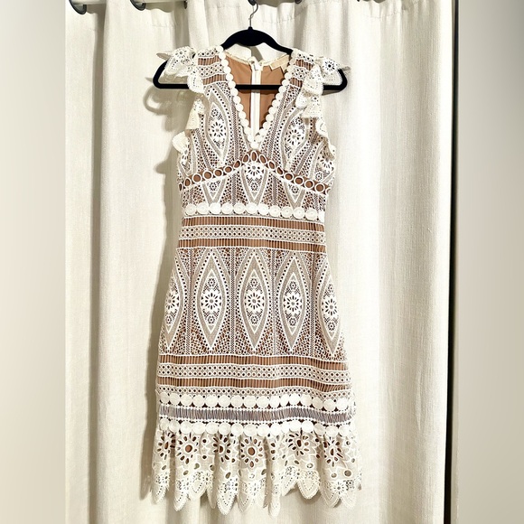 Michael Kors White Lace Dress - Picture 4 of 5